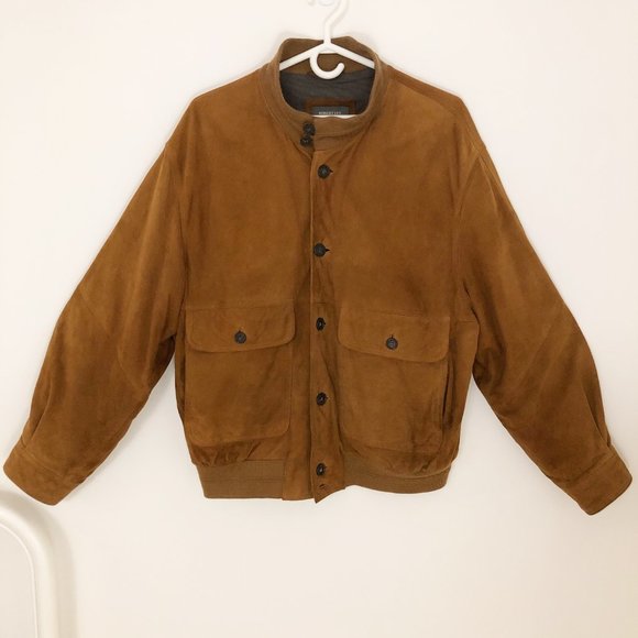 Vintage Genuine Leather Oversized Bomber Jacket - Picture 11 of 11